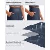 imageG4Free Comfy Ribbed Womens Shorts Dressy Casual High Waisted Athletic Lounge Trouser Shorts with Side PocketsDark Navy