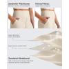 imageG4Free Comfy Ribbed Womens Shorts Dressy Casual High Waisted Athletic Lounge Trouser Shorts with Side PocketsLight Khaki