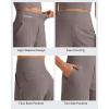 imageG4Free Comfy Ribbed Womens Shorts Dressy Casual High Waisted Athletic Lounge Trouser Shorts with Side PocketsTaupe