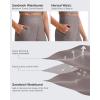 imageG4Free Comfy Ribbed Womens Shorts Dressy Casual High Waisted Athletic Lounge Trouser Shorts with Side PocketsTaupe