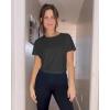 imageG4Free Lightbreeze Womens Workout Tops Batwing Sleeve Tees Loose Fit Athletic Gym Shirts Basic Yoga Tshirts Casual SummerBlack