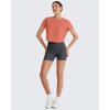 imageG4Free Lightbreeze Womens Workout Tops Batwing Sleeve Tees Loose Fit Athletic Gym Shirts Basic Yoga Tshirts Casual SummerBurnt Orange