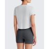 imageG4Free Lightbreeze Womens Workout Tops Batwing Sleeve Tees Loose Fit Athletic Gym Shirts Basic Yoga Tshirts Casual SummerGray