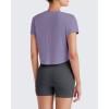 imageG4Free Lightbreeze Womens Workout Tops Batwing Sleeve Tees Loose Fit Athletic Gym Shirts Basic Yoga Tshirts Casual SummerGray Purple