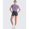 imageG4Free Lightbreeze Womens Workout Tops Batwing Sleeve Tees Loose Fit Athletic Gym Shirts Basic Yoga Tshirts Casual SummerGray Purple
