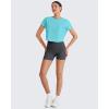 imageG4Free Lightbreeze Womens Workout Tops Batwing Sleeve Tees Loose Fit Athletic Gym Shirts Basic Yoga Tshirts Casual SummerLake Blue