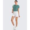 imageG4Free Lightbreeze Womens Workout Tops Batwing Sleeve Tees Loose Fit Athletic Gym Shirts Basic Yoga Tshirts Casual SummerMyrtle Green