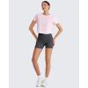 imageG4Free Lightbreeze Womens Workout Tops Batwing Sleeve Tees Loose Fit Athletic Gym Shirts Basic Yoga Tshirts Casual SummerPink