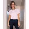 imageG4Free Lightbreeze Womens Workout Tops Batwing Sleeve Tees Loose Fit Athletic Gym Shirts Basic Yoga Tshirts Casual SummerPink