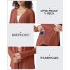 imageG4Free Lightweight Cardigans for Women UPF 50 Long Sleeve Sun Shirts Open Front Summer Cover Ups UV ProtectionBrown