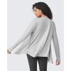imageG4Free Lightweight Cardigans for Women UPF 50 Long Sleeve Sun Shirts Open Front Summer Cover Ups UV ProtectionGray
