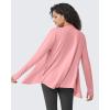 imageG4Free Lightweight Cardigans for Women UPF 50 Long Sleeve Sun Shirts Open Front Summer Cover Ups UV ProtectionPink