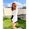 imageG4Free Lightweight Cardigans for Women UPF 50 Long Sleeve Sun Shirts Open Front Summer Cover Ups UV ProtectionWhite