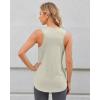 imageG4Free Lightweight Racerback Workout Tank Tops for Women High Neck Athletic Long Tanks Fast Dry Sleeveless Running ShirtsMushroom
