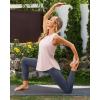 imageG4Free Lightweight Racerback Workout Tank Tops for Women High Neck Athletic Long Tanks Fast Dry Sleeveless Running ShirtsSmoky Blush