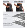 imageG4Free Ribbed Stretchy Womens Shorts Casual High Waisted Athletic Running Golf Lounge Shorts with PocketsBlack