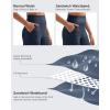 imageG4Free Ribbed Stretchy Womens Shorts Casual High Waisted Athletic Running Golf Lounge Shorts with PocketsDark Navy