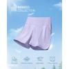 imageG4Free Ribbed Stretchy Womens Shorts Casual High Waisted Athletic Running Golf Lounge Shorts with PocketsLavender
