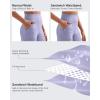 imageG4Free Ribbed Stretchy Womens Shorts Casual High Waisted Athletic Running Golf Lounge Shorts with PocketsLavender