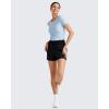 imageG4Free Smoofit Modal Soft Sweat Shorts for Women High Waist Athletic Shorts for Summer Casual Relaxed with PocketsBlack