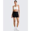 imageG4Free Smoofit Modal Soft Sweat Shorts for Women High Waist Athletic Shorts for Summer Casual Relaxed with PocketsBlack