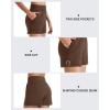 imageG4Free Smoofit Modal Soft Sweat Shorts for Women High Waist Athletic Shorts for Summer Casual Relaxed with PocketsDark Coffee