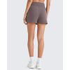 imageG4Free Smoofit Modal Soft Sweat Shorts for Women High Waist Athletic Shorts for Summer Casual Relaxed with PocketsTaupe