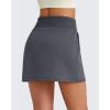 imageG4Free Smoofit Sweat Skirts for Women Soft Drawstring Summer Casual Lounge Skirt with PocketsDark Grey