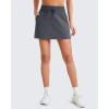 imageG4Free Smoofit Sweat Skirts for Women Soft Drawstring Summer Casual Lounge Skirt with PocketsDark Grey