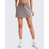 imageG4Free Smoofit Sweat Skirts for Women Soft Drawstring Summer Casual Lounge Skirt with PocketsTaupe