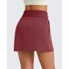 imageG4Free Smoofit Sweat Skirts for Women Soft Drawstring Summer Casual Lounge Skirt with PocketsWine