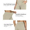 imageG4Free Yoga Pants Women Wide Leg Pants with Pockets High Waist Stretch Dress Casual Sweatpants PetiteRegularTallApricot