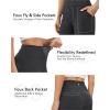 imageG4Free Yoga Pants Women Wide Leg Pants with Pockets High Waist Stretch Dress Casual Sweatpants PetiteRegularTallCharcoal Heather