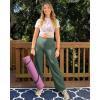 imageG4Free Yoga Pants Women Wide Leg Pants with Pockets High Waist Stretch Dress Casual Sweatpants PetiteRegularTallDark Forest Green