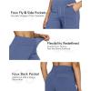 imageG4Free Yoga Pants Women Wide Leg Pants with Pockets High Waist Stretch Dress Casual Sweatpants PetiteRegularTallDemin Blue
