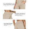 imageG4Free Yoga Pants Women Wide Leg Pants with Pockets High Waist Stretch Dress Casual Sweatpants PetiteRegularTallLight Khaki