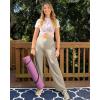 imageG4Free Yoga Pants Women Wide Leg Pants with Pockets High Waist Stretch Dress Casual Sweatpants PetiteRegularTallMocha