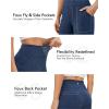 imageG4Free Yoga Pants Women Wide Leg Pants with Pockets High Waist Stretch Dress Casual Sweatpants PetiteRegularTallNavy Heather