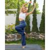 imageG4Free Yoga Pants Women Wide Leg Pants with Pockets High Waist Stretch Dress Casual Sweatpants PetiteRegularTallNavy Heather