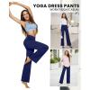 imageG4Free Yoga Pants Women Wide Leg Pants with Pockets High Waist Stretch Dress Casual Sweatpants PetiteRegularTallRoyal Blue