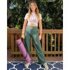 imageG4Free Yoga Pants Women Wide Leg Pants with Pockets High Waist Stretch Dress Casual Sweatpants PetiteRegularTallSage Green