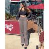 imageG4Free Yoga Pants Women Wide Leg Pants with Pockets High Waist Stretch Dress Casual Sweatpants PetiteRegularTallTaupe