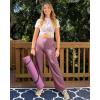 imageG4Free Yoga Pants Women Wide Leg Pants with Pockets High Waist Stretch Dress Casual Sweatpants PetiteRegularTallVelvet Dust