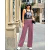 imageG4Free Yoga Pants Women Wide Leg Pants with Pockets High Waist Stretch Dress Casual Sweatpants PetiteRegularTallVelvet Dust
