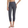 imageG4Free BareFeel Yoga Pants for Women Seamless Waistband Yoga Leggings Workout Biker Leggings with Pockets 25quot 27quot 29quotLight Khaki