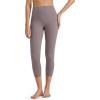 imageG4Free BareFeel Yoga Pants for Women Seamless Waistband Yoga Leggings Workout Biker Leggings with Pockets 25quot 27quot 29quotTaupe