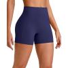 imageG4Free Barefeel Biker Shorts Women Tummy Control High Waisted No Front Seam Workout Gym Shorts with Pockets 4quot 6quot 8quotRoyal Blue