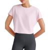 imageG4Free Lightbreeze Womens Workout Tops Batwing Sleeve Tees Loose Fit Athletic Gym Shirts Basic Yoga Tshirts Casual SummerPink