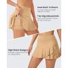 imageG4Free 15quot20quot Tennis Skirts for Women Golf Skorts with Pockets High Waist Ruffle Athletic Skirt Inner Shorts15desert Mist