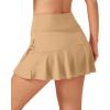 imageG4Free 15quot20quot Tennis Skirts for Women Golf Skorts with Pockets High Waist Ruffle Athletic Skirt Inner Shorts15desert Mist